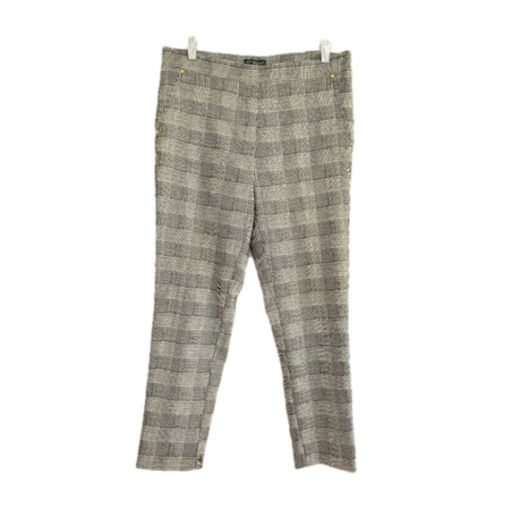 2/$35 Sale FIT SIGHT Comfort Trouser Highrise Plaid  with comfort waist  Sz 12 - Picture 2 of 11